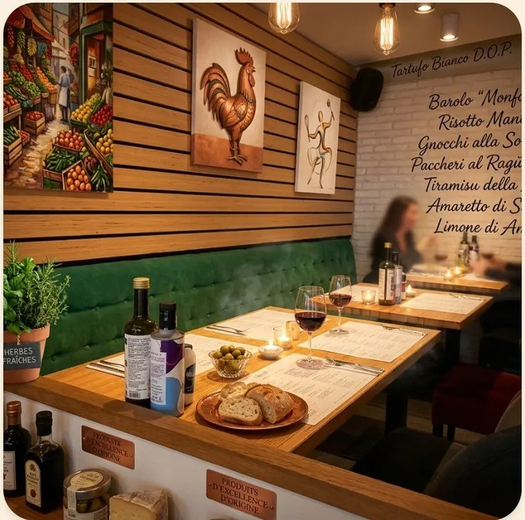 Ambiance bois et déco gourmande